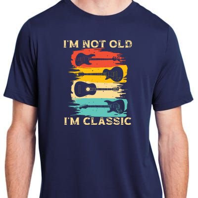 Im Not Old Im Classic Retro Vintage Pickup Guitar Adult ChromaSoft Performance T-Shirt