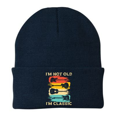 Im Not Old Im Classic Retro Vintage Pickup Guitar Knit Cap Winter Beanie