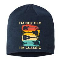 Im Not Old Im Classic Retro Vintage Pickup Guitar Sustainable Beanie