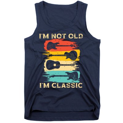 Im Not Old Im Classic Retro Vintage Pickup Guitar Tank Top