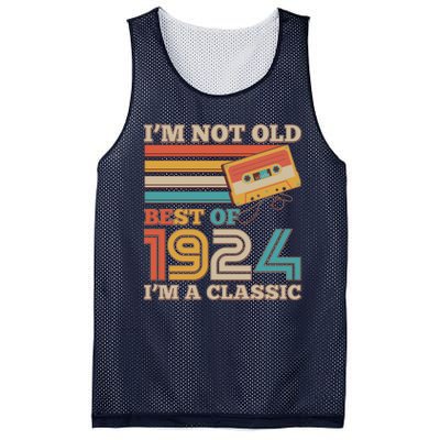 IM Not Old Best Of 1924 IM A Classic 100th Birthday Mesh Reversible Basketball Jersey Tank