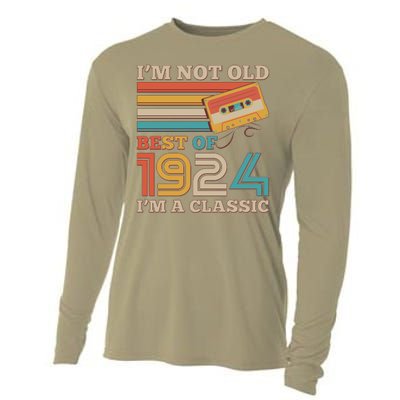 IM Not Old Best Of 1924 IM A Classic 100th Birthday Cooling Performance Long Sleeve Crew