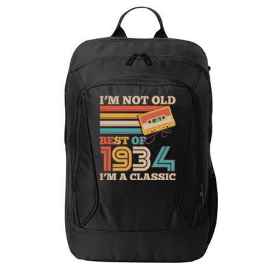 Im Not Old Best Of 1934 Im A Classic 90th Birthday City Backpack