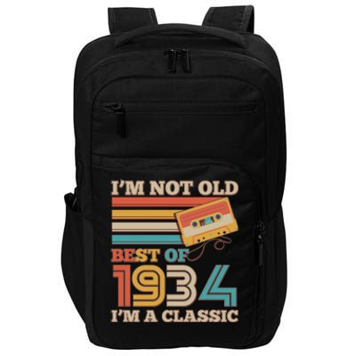 Im Not Old Best Of 1934 Im A Classic 90th Birthday Impact Tech Backpack