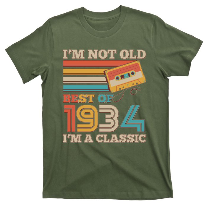 Im Not Old Best Of 1934 Im A Classic 90th Birthday T-Shirt