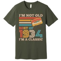 Im Not Old Best Of 1934 Im A Classic 90th Birthday Premium T-Shirt