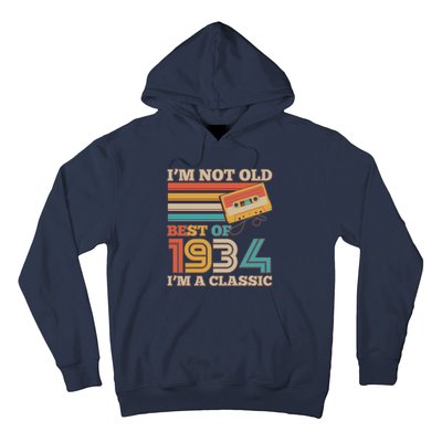 Im Not Old Best Of 1934 Im A Classic 90th Birthday Hoodie