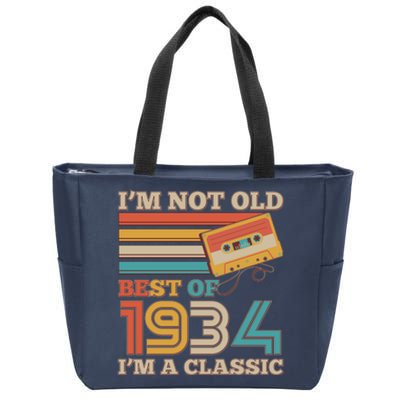 Im Not Old Best Of 1934 Im A Classic 90th Birthday Zip Tote Bag