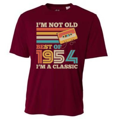 Im Not Old Best Of 1954 Im A Classic 70th Birthday Cooling Performance Crew T-Shirt