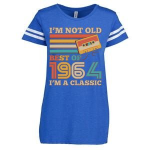 Im Not Old Best Of 1964 Im A Classic 60th Birthday Enza Ladies Jersey Football T-Shirt