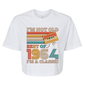 Im Not Old Best Of 1964 Im A Classic 60th Birthday Bella+Canvas Jersey Crop Tee