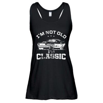 I'm Not Old I'm A Classic Vintage Car Truck Birthday Ladies Essential Flowy Tank