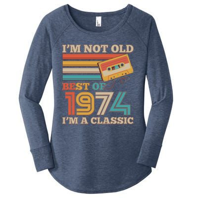 Im Not Old Best Of 1974 Im A Classic 50th Birthday Women's Perfect Tri Tunic Long Sleeve Shirt