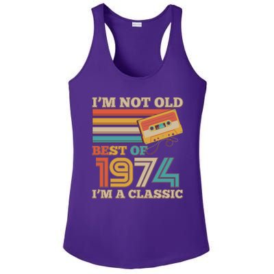 Im Not Old Best Of 1974 Im A Classic 50th Birthday Ladies PosiCharge Competitor Racerback Tank