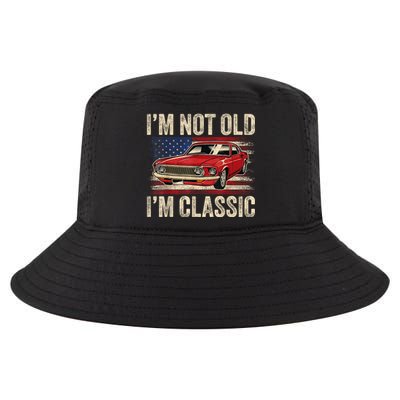 Im Not Old Im Classic Car Vintage Dad Fathers Day Cool Comfort Performance Bucket Hat