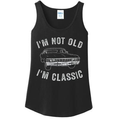 I'm Not Old I'm Classic Funny Car Ladies Essential Tank