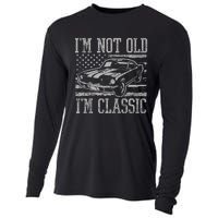 IM Not Old IM Classic Car Birthday Dad Grandpa Cooling Performance Long Sleeve Crew