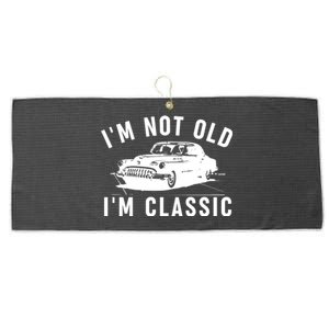 IM Not Old IM Classic Large Microfiber Waffle Golf Towel