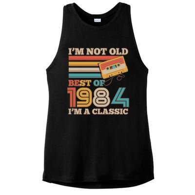 Im Not Old Best Of 1984 Im A Classic 40th Birthday Ladies PosiCharge Tri-Blend Wicking Tank