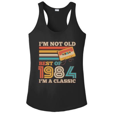 Im Not Old Best Of 1984 Im A Classic 40th Birthday Ladies PosiCharge Competitor Racerback Tank