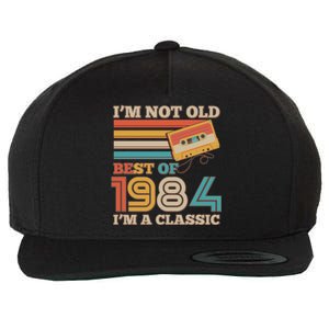 Im Not Old Best Of 1984 Im A Classic 40th Birthday Wool Snapback Cap