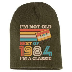 Im Not Old Best Of 1984 Im A Classic 40th Birthday Short Acrylic Beanie