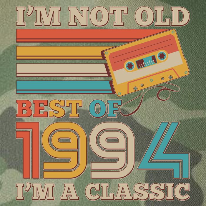 Im Not Old Best Of 1994 Im A Classic 30th Birthday Legacy Tie Dye Trucker Hat
