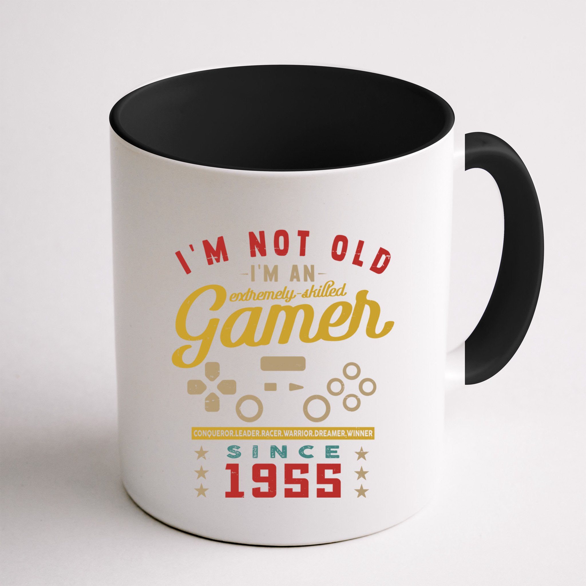 IM Not Old IM A Skilled Gamer 1955 Videogame Gaming Gift Mug