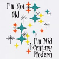 I'm Not Old I'm Mid Century Modern Space Age Birthday Funny Cooling Performance Crew T-Shirt