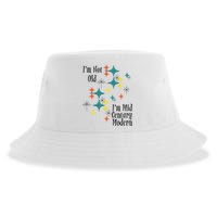 I'm Not Old I'm Mid Century Modern Space Age Birthday Funny Sustainable Bucket Hat