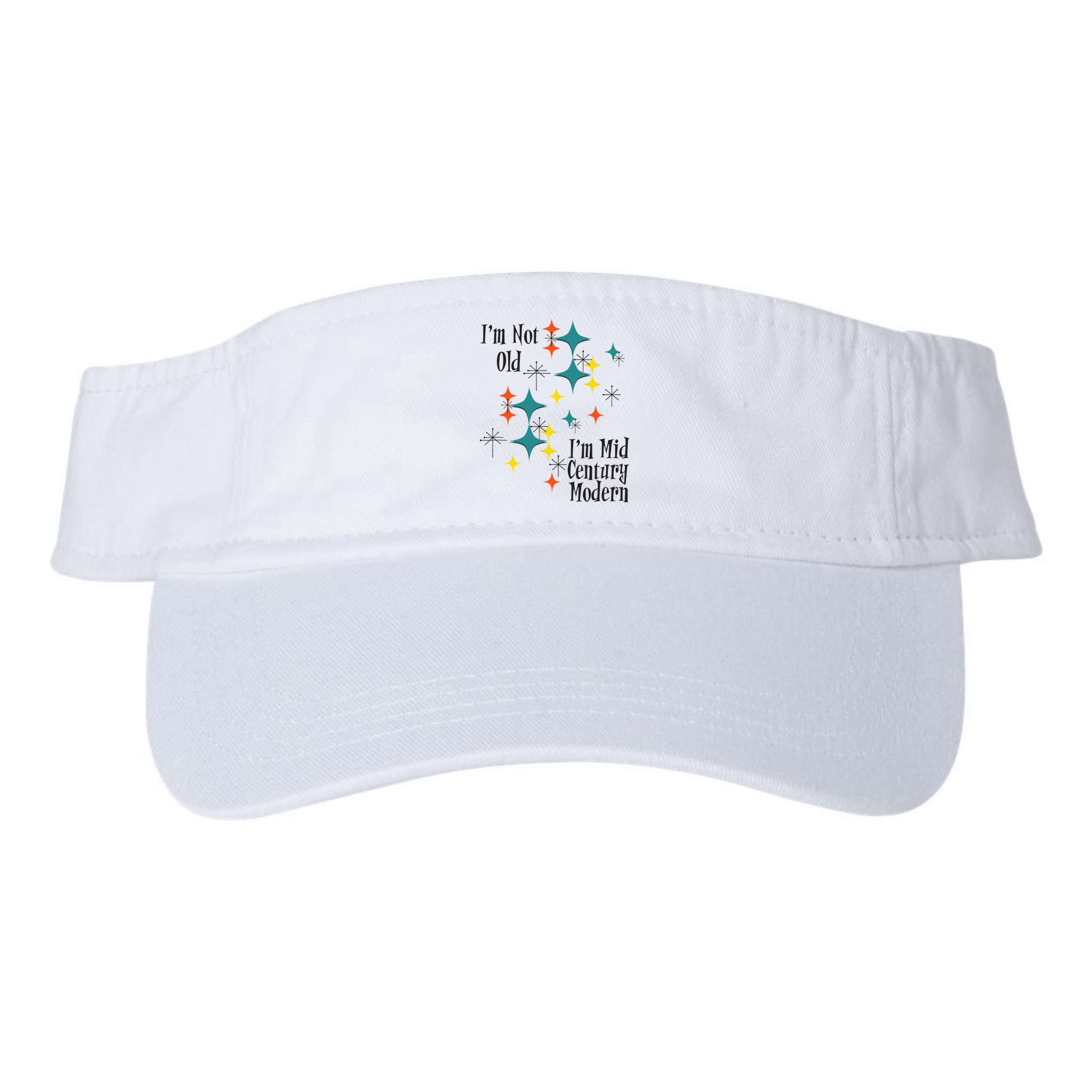 I'm Not Old I'm Mid Century Modern Space Age Birthday Funny Visor