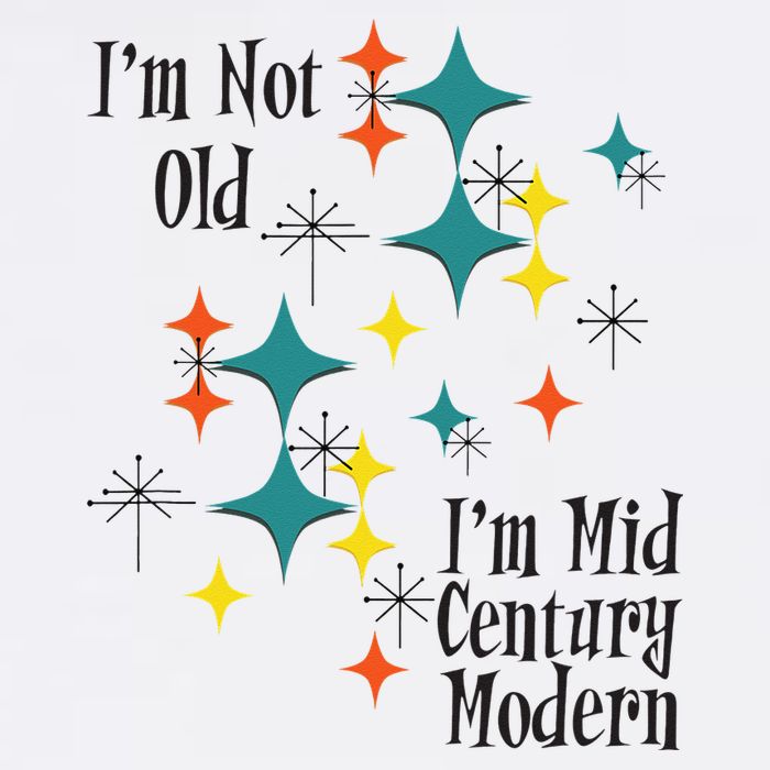 I'm Not Old I'm Mid Century Modern Space Age Birthday Funny Wool Snapback Cap