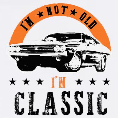 IM Not Old IM Classic Muscle Cars Retro Dad Vintage Car T-Shirt
