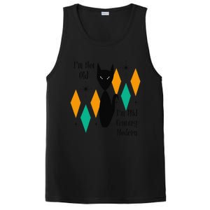 Im Not Old Im Mid Century Modern Black Cat Birthday Funny PosiCharge Competitor Tank