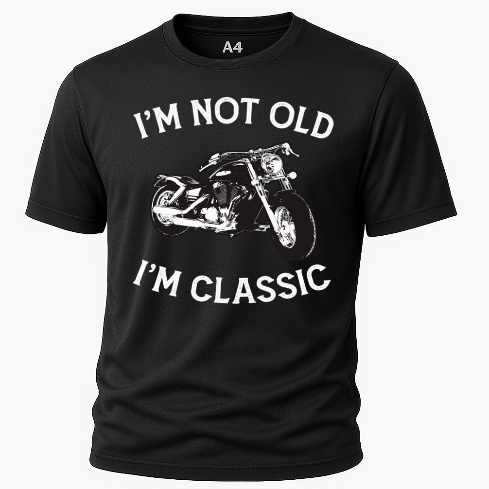 I'm Not Old I'm Classic Funny Motorcycle Graphic Cooling Performance Crew T-Shirt