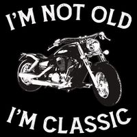 I'm Not Old I'm Classic Funny Motorcycle Graphic City Backpack