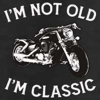 I'm Not Old I'm Classic Funny Motorcycle Graphic Beanie