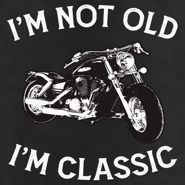I'm Not Old I'm Classic Funny Motorcycle Graphic Beanie