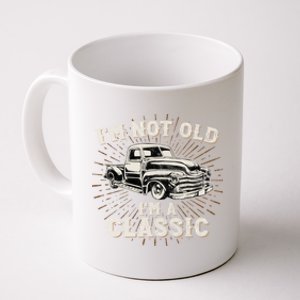 IM Not Old IM Classic Retro Truck Distressed Design Coffee Mug