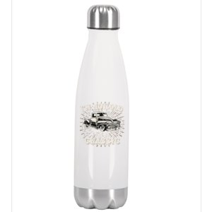 IM Not Old IM Classic Retro Truck Distressed Design Stainless Steel Insulated Water Bottle