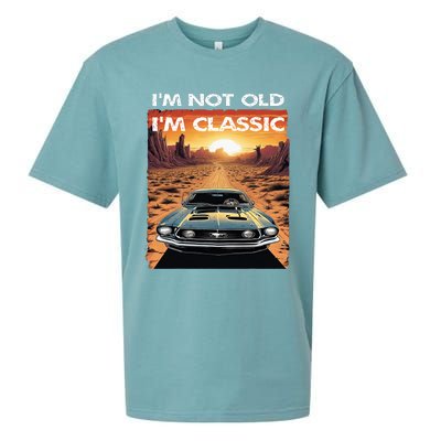 IM Not Old IM Classic Funny Car Vehicle Addicts Piston Sueded Cloud Jersey T-Shirt