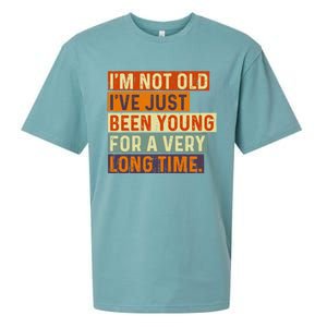 Im Not Old Ive Just Been Young For A Very Long Time Funny Sueded Cloud Jersey T-Shirt