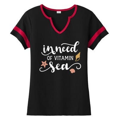 In Need Of Vitamin Sea Ladies Halftime Notch Neck Tee