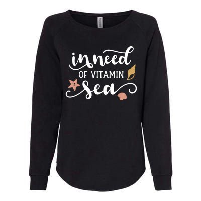 In Need Of Vitamin Sea Womens California Wash Sweatshirt