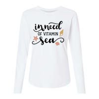 In Need Of Vitamin Sea Womens Cotton Relaxed Long Sleeve T-Shirt