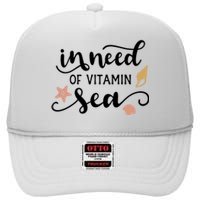 In Need Of Vitamin Sea High Crown Mesh Back Trucker Hat