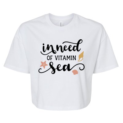 In Need Of Vitamin Sea Bella+Canvas Jersey Crop Tee