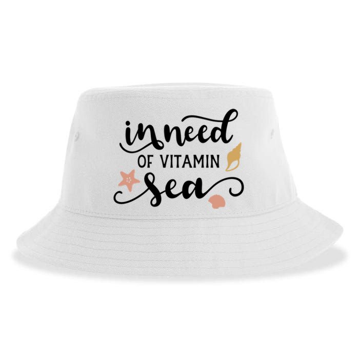 In Need Of Vitamin Sea Sustainable Bucket Hat