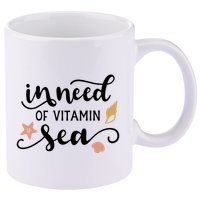 In Need Of Vitamin Sea 11oz C Handle Ceramic Mug