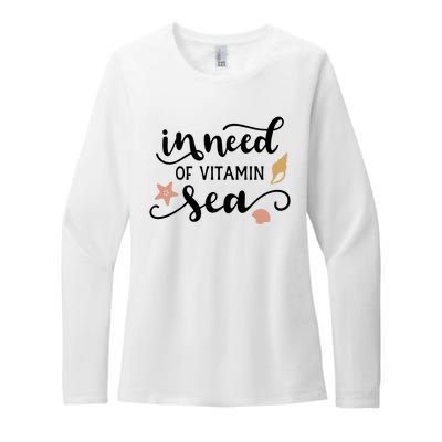 In Need Of Vitamin Sea Womens CVC Long Sleeve Shirt